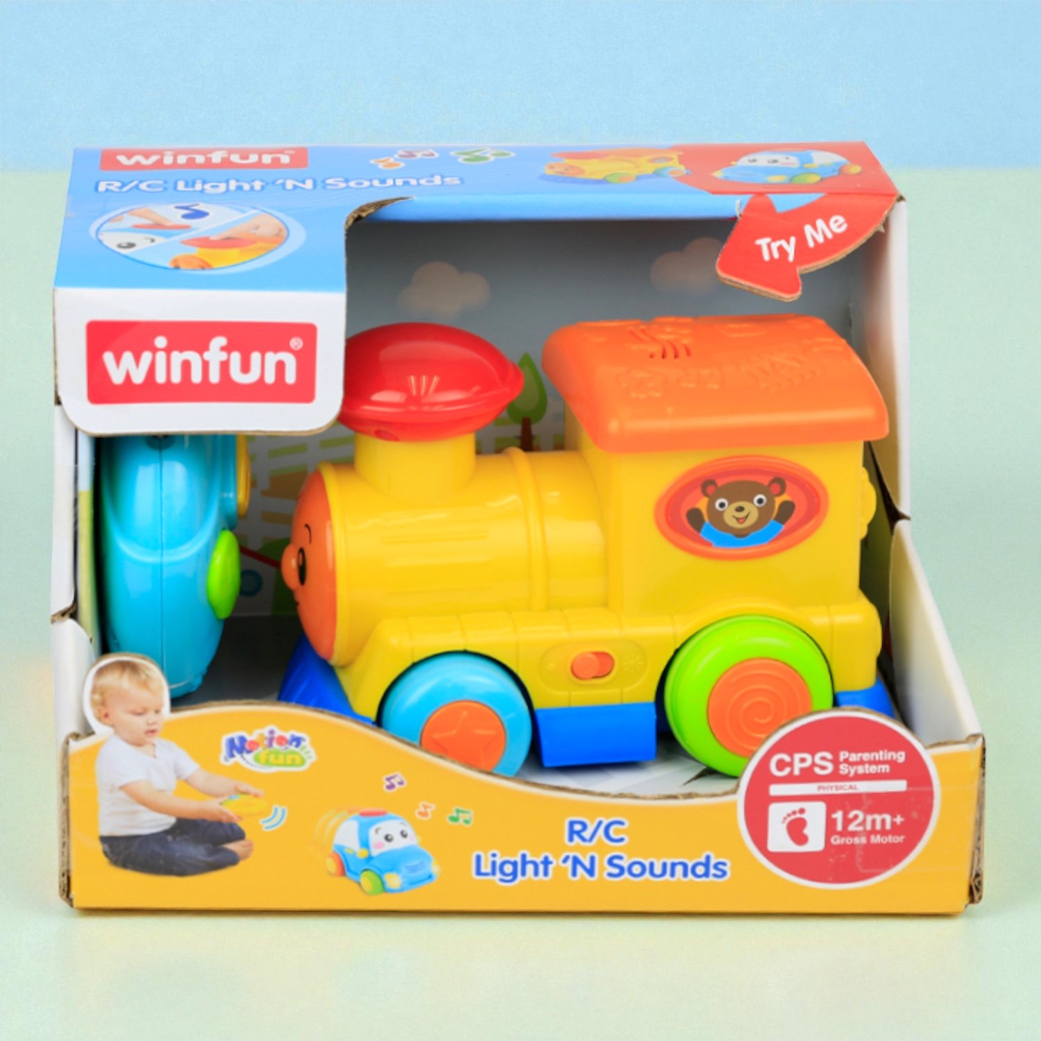 قطار بتحكم عن بعد صوتي مضيئ Light ’N Sounds - Train - الصورة 2