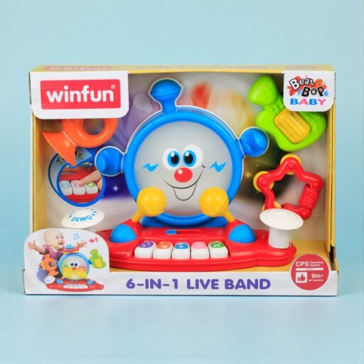 مجموعة الفرقة الموسيقية المتكاملة 6 في 1 | 6-in-1 Live Band