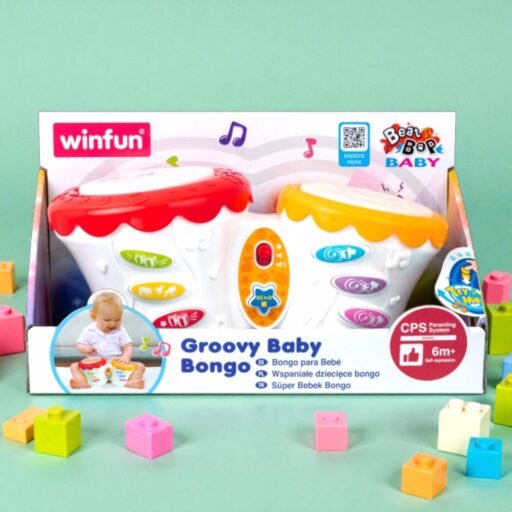 ‏طبول بيبي بونغو للأطفال ‎Groovy Baby Bongo‎‏