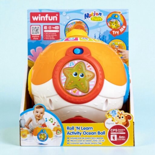 كرة نشاط متدحرجة للتعلّم واللعب Roll 'N Learn Activity Ocean Ball