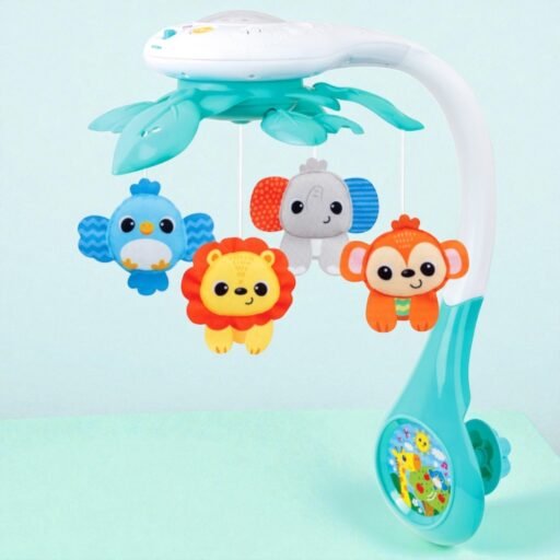 معلّق سرير مع بروجكتور للنوم Jungle Pals Projection Mobile