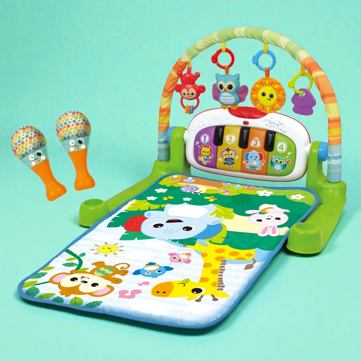 صالة الموسيقية مع ركلات ولعب ديلوكس — Jungle Pals