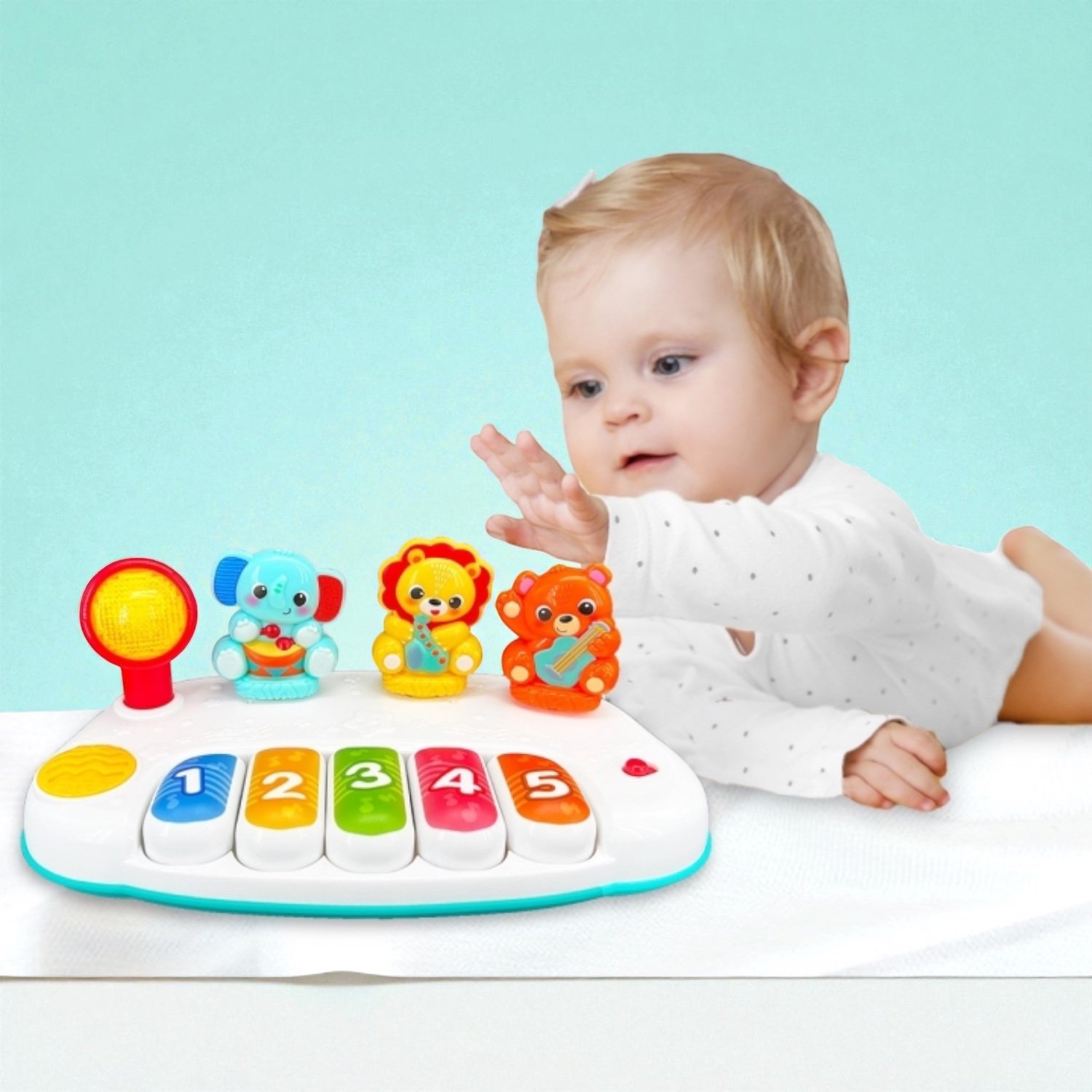 بيانو الأدغال للأصدقاء الصغار Jungle Pals Piano - الصورة 3