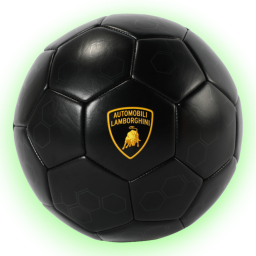 كرة قدم مقاس 2 — PVC Black Ball LAMBORGHINI