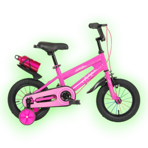⁧دراجة أطفال⁩ ⁦16" ⁩ — Pink Black LAMBORGHINI