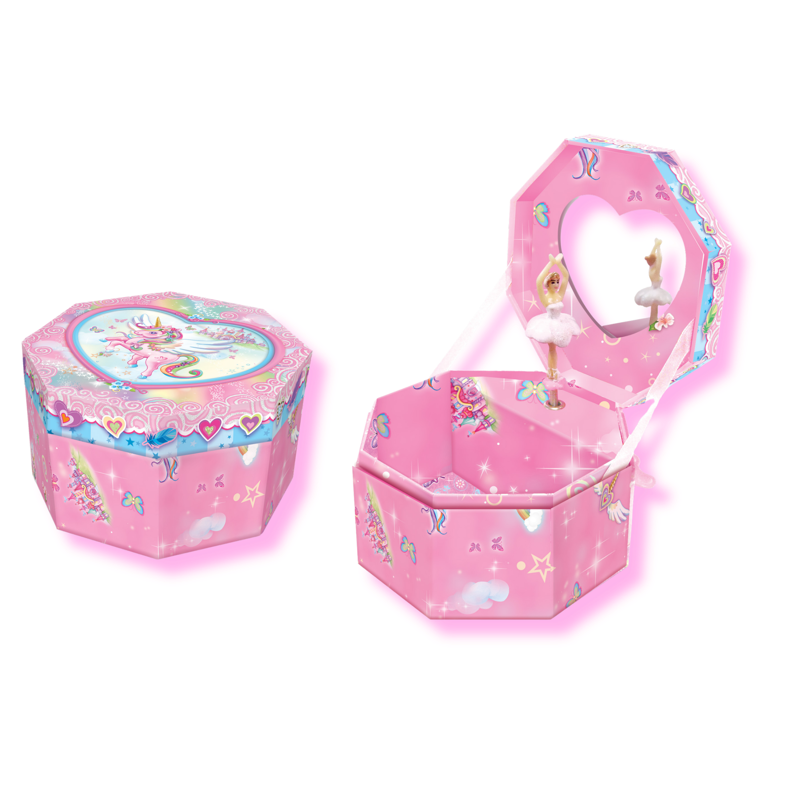 علبة مجوهرات موسيقية بشكل مميز (OTANGLE Shape Music Jewelry Box)