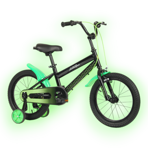 ⁧دراجة أطفال⁩ ⁦16" ⁩ — Green LAMBORGHINI