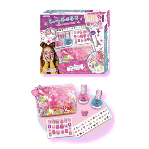 طقم فن أظافر محمول للسفر (Carry Nail Arts)