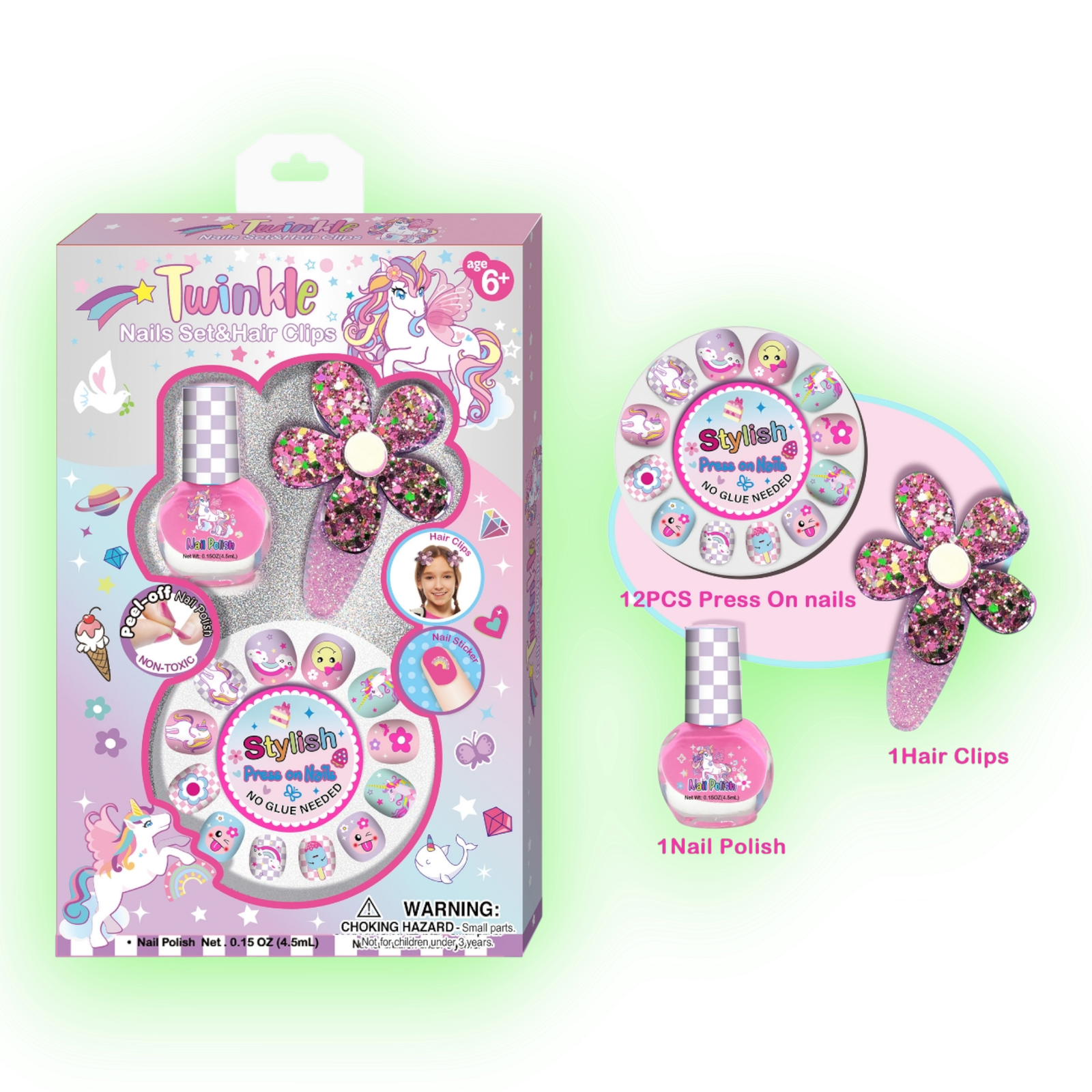 طقم مكياج جليتز متلألئ للبنات (Glitz Make Up Suite)