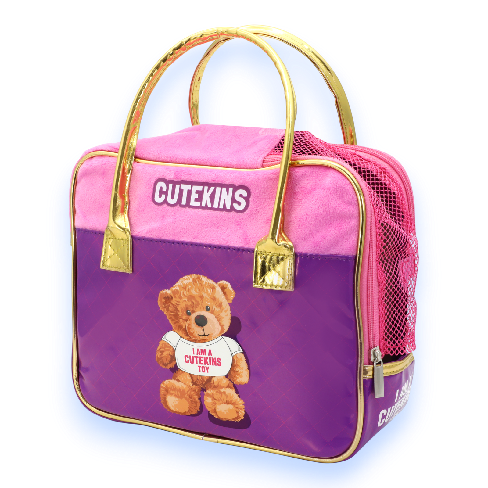 دب صغير كيوت مع شنطة — Bear Cub Carry Case - الصورة 2