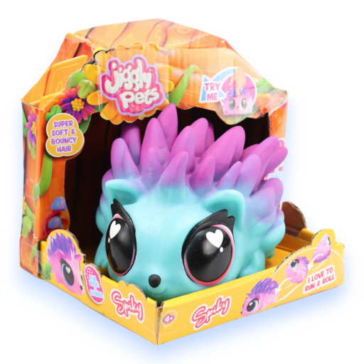 قنفذ “Spiky” مع أصوات (Eolo JIGGLY PETS) - أزرق Blue