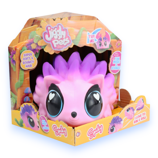 قنفذ “Spiky” مع أصوات (Eolo JIGGLY PETS) - وردي Pink