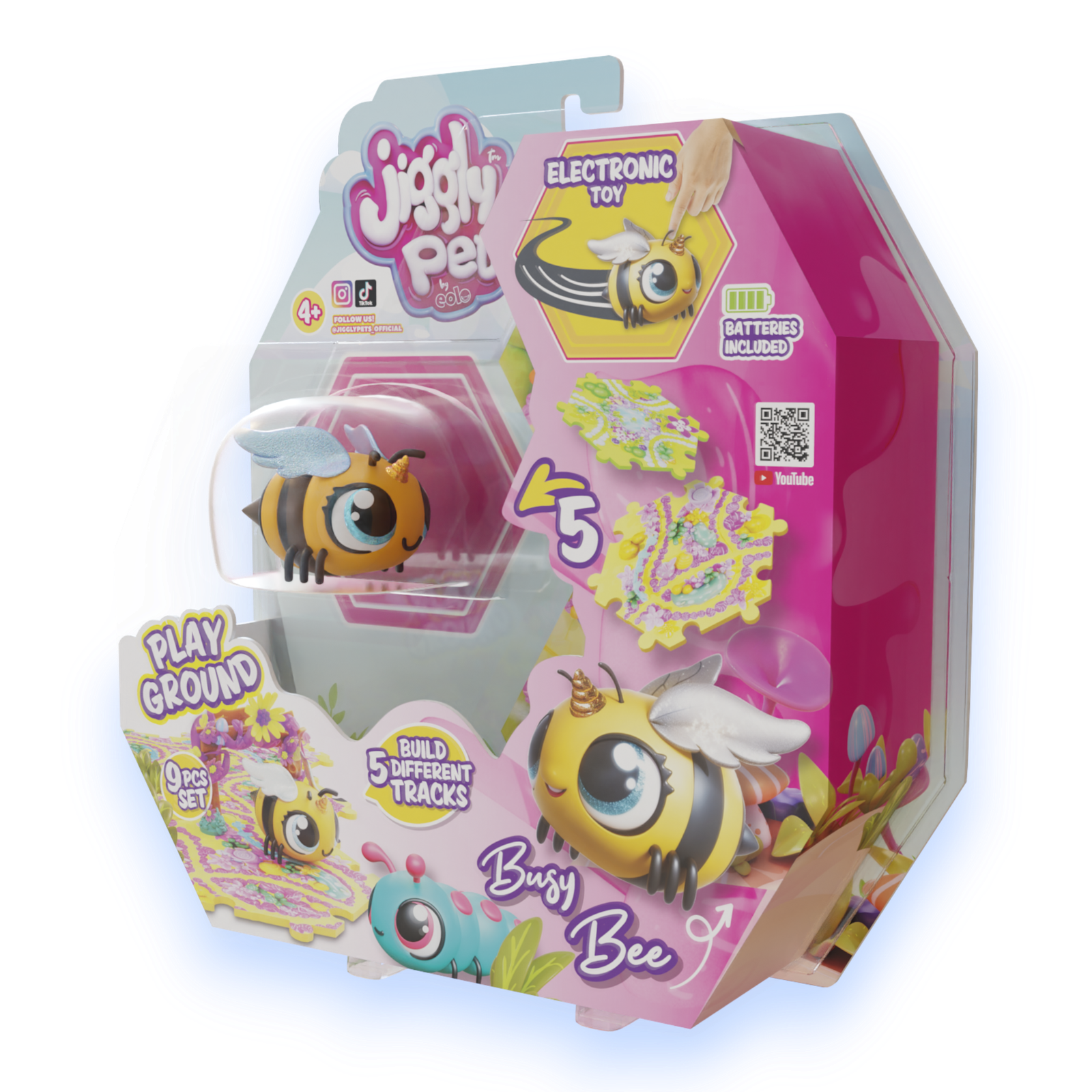 نحلة متحركة Bee Yellow (Eolo Jiggly Pets Bugs)