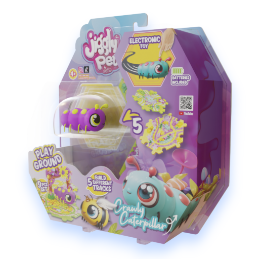 يرقة متحركة Caterpillar (Eolo Jiggly Pets Bugs)