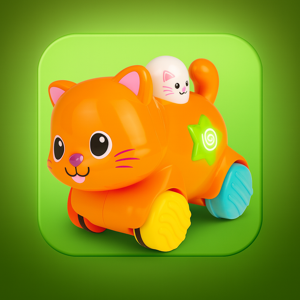 لعبة دعس وانطلاق – قطة صغيرة Press ’N Go Kitten - الصورة 2
