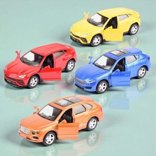 سيارة رياضية معدنية 1:36 مع أضواء وصوت — SUV SPORTS