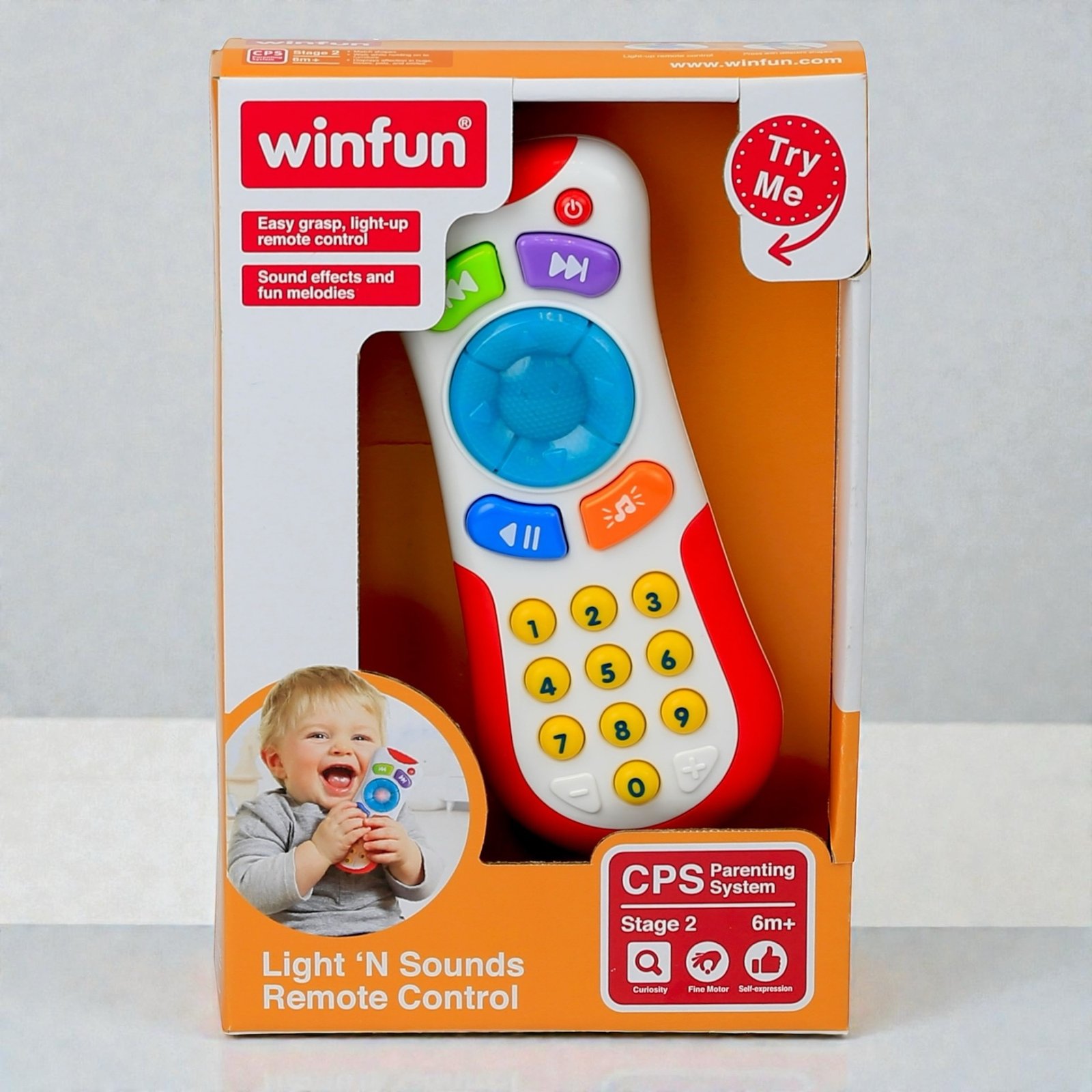 ريموت كنترول مضيء مع أصوات – Light ’N Sounds (أبيض)