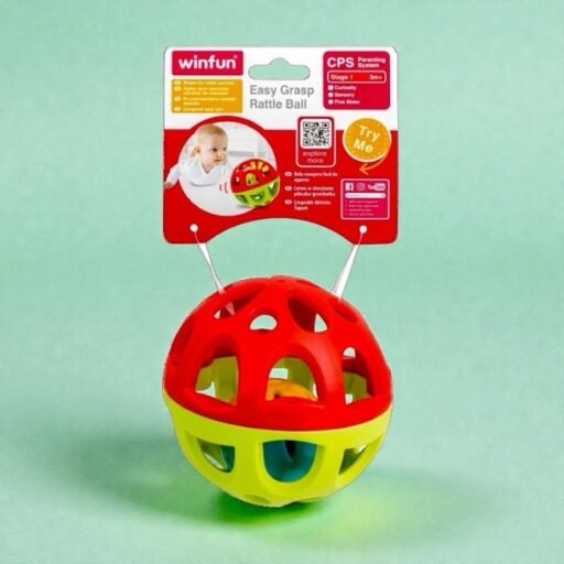 كرة الخشخشة سهلة الإمساك للرضع | Easy Grasp Rattle Ball
