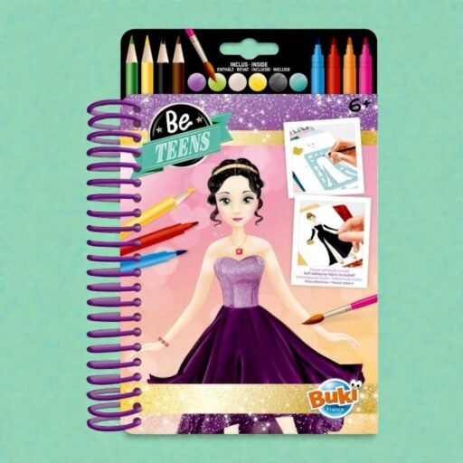 دفتر رسم لتصميم فساتين السهرة — Evening Dresses