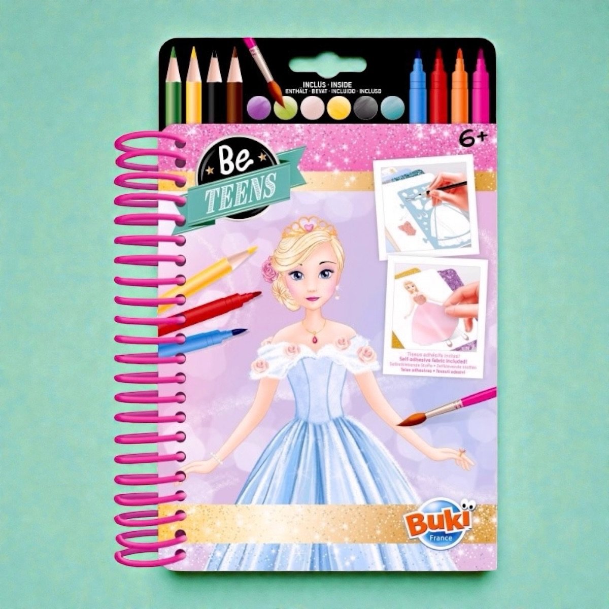 دفتر رسم لتصميم فساتين الأميرات — Princess Dresses