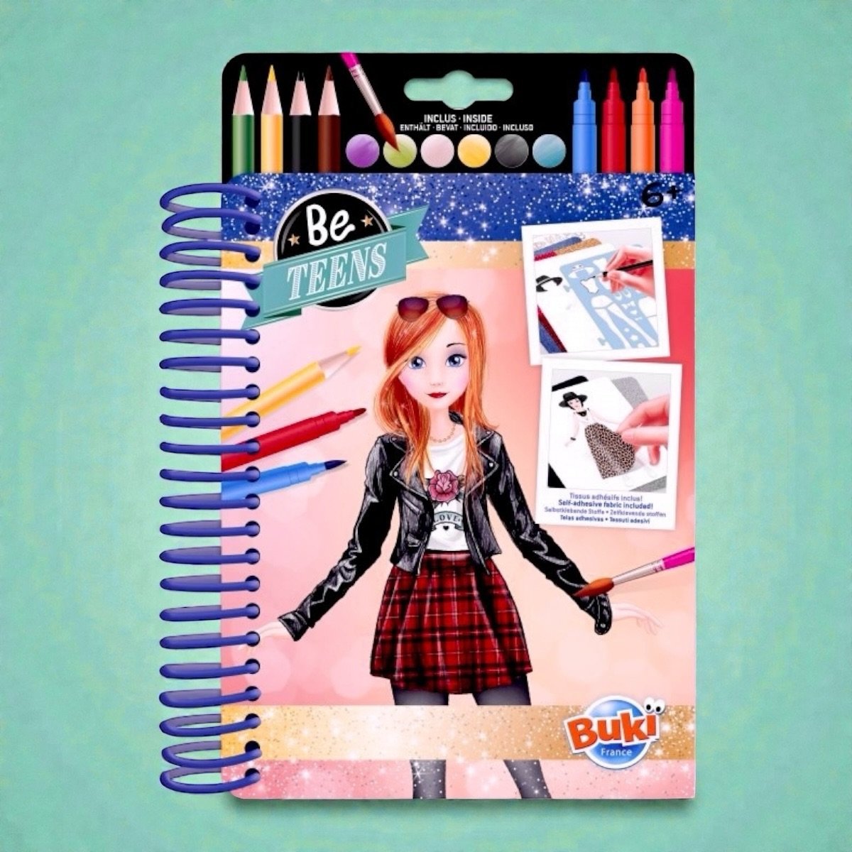 دفتر رسم لتصميم أزياء الروك العصرية — Rock Outfits