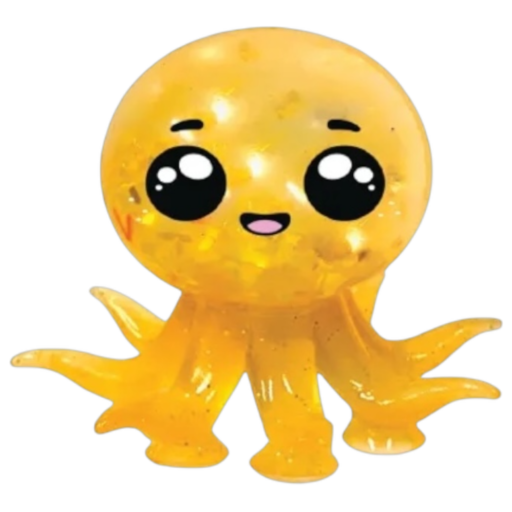 أخطبوط سكويش Octosquish (Eolo JIGGLY PETS) - أصفر Yellow