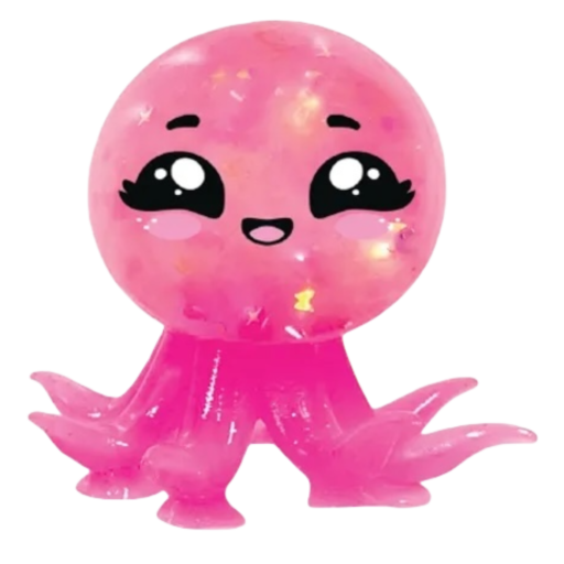 أخطبوط سكويش Octosquish (Eolo JIGGLY PETS) - وردي Pink