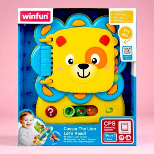 كتاب القراءة التفاعلي: قيصر الأسد | Caesar The Lion Let's Read!