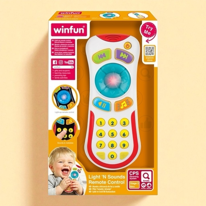 ريموت كنترول مضيء مع أصوات – Light ’N Sounds (أبيض) - الصورة 3