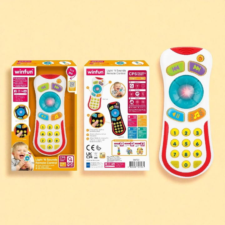 ريموت كنترول مضيء مع أصوات – Light ’N Sounds (أبيض) - الصورة 4