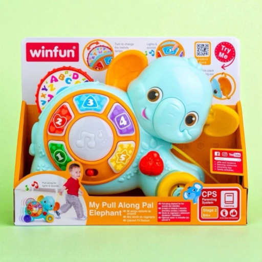 الفيل الصديق المتحرك بالجر | My Pull Along Pal Elephant