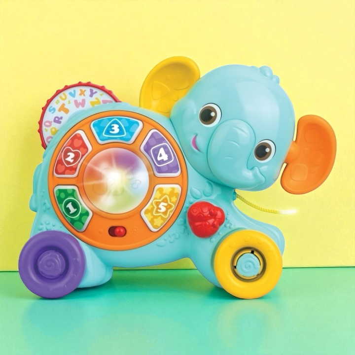 الفيل الصديق المتحرك بالجر | My Pull Along Pal Elephant - الصورة 3