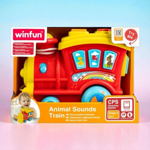 قطار أصوات الحيوانات التعليمي Animal Train