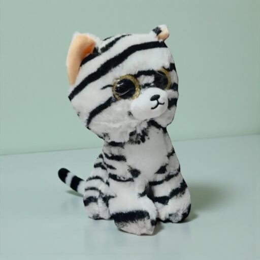 دمية فهد أبيض محشوة 23 سم — White Leopard