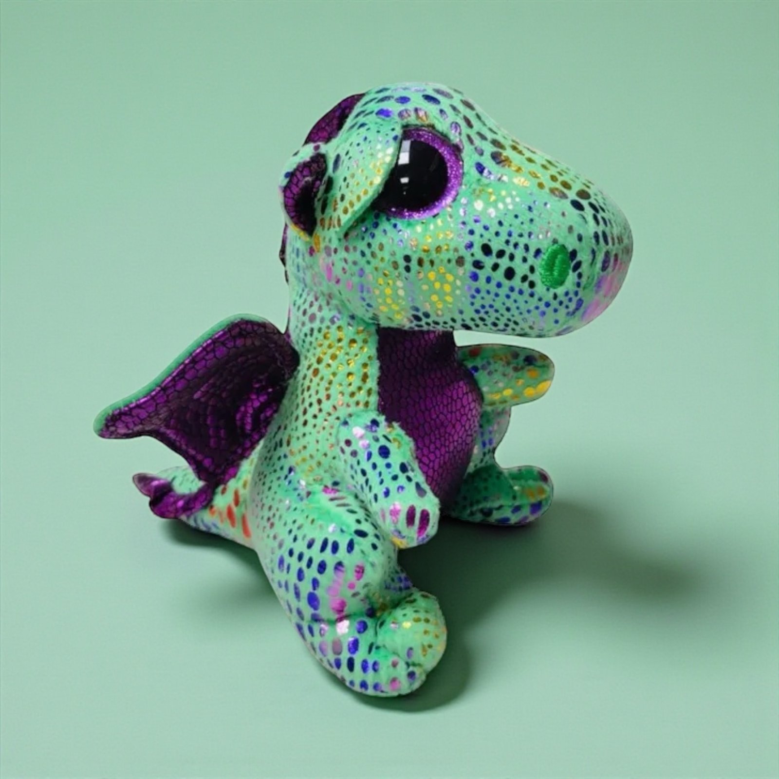 دمية تنّين أخضر محشوة 15 سم — Dragon Dummy - الصورة 2