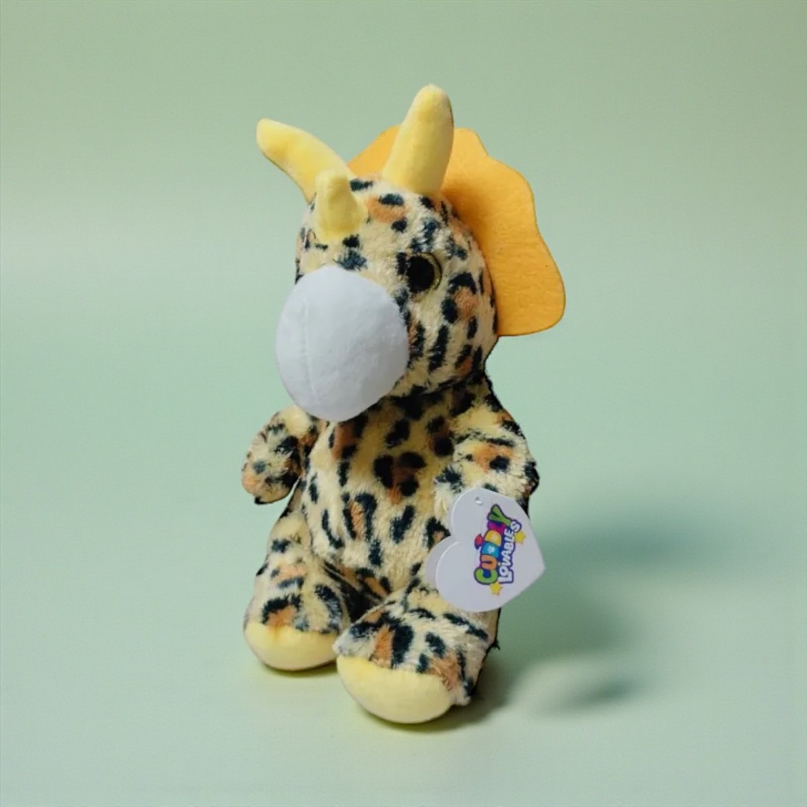 دمية ديناصور تريسيراتوبس محشوة 20 سم — Triceratops Dino - الصورة 2