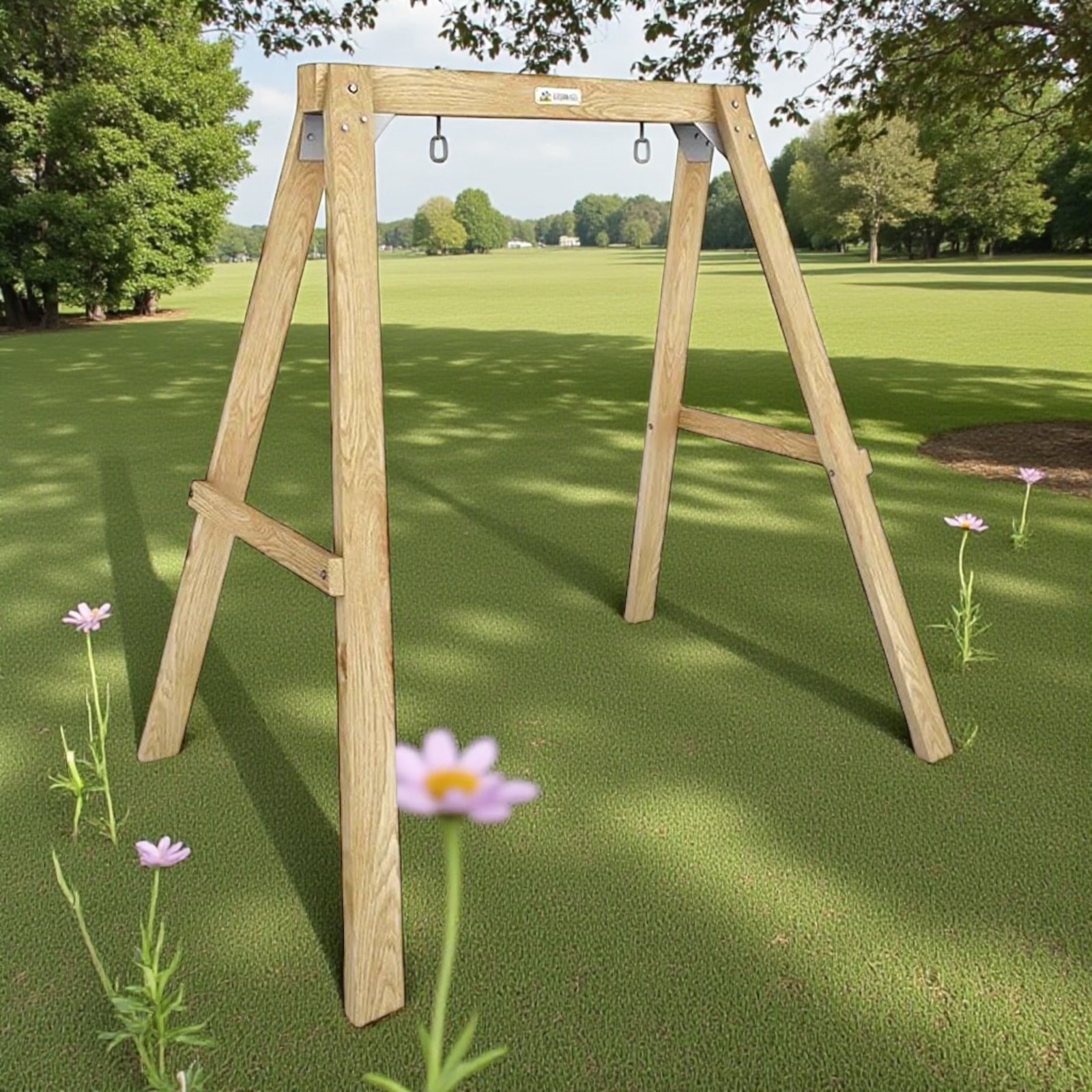 أرجوحة زرافة خشب Growing Giraffe (DYNAMIC SPORTS) - الصورة 6