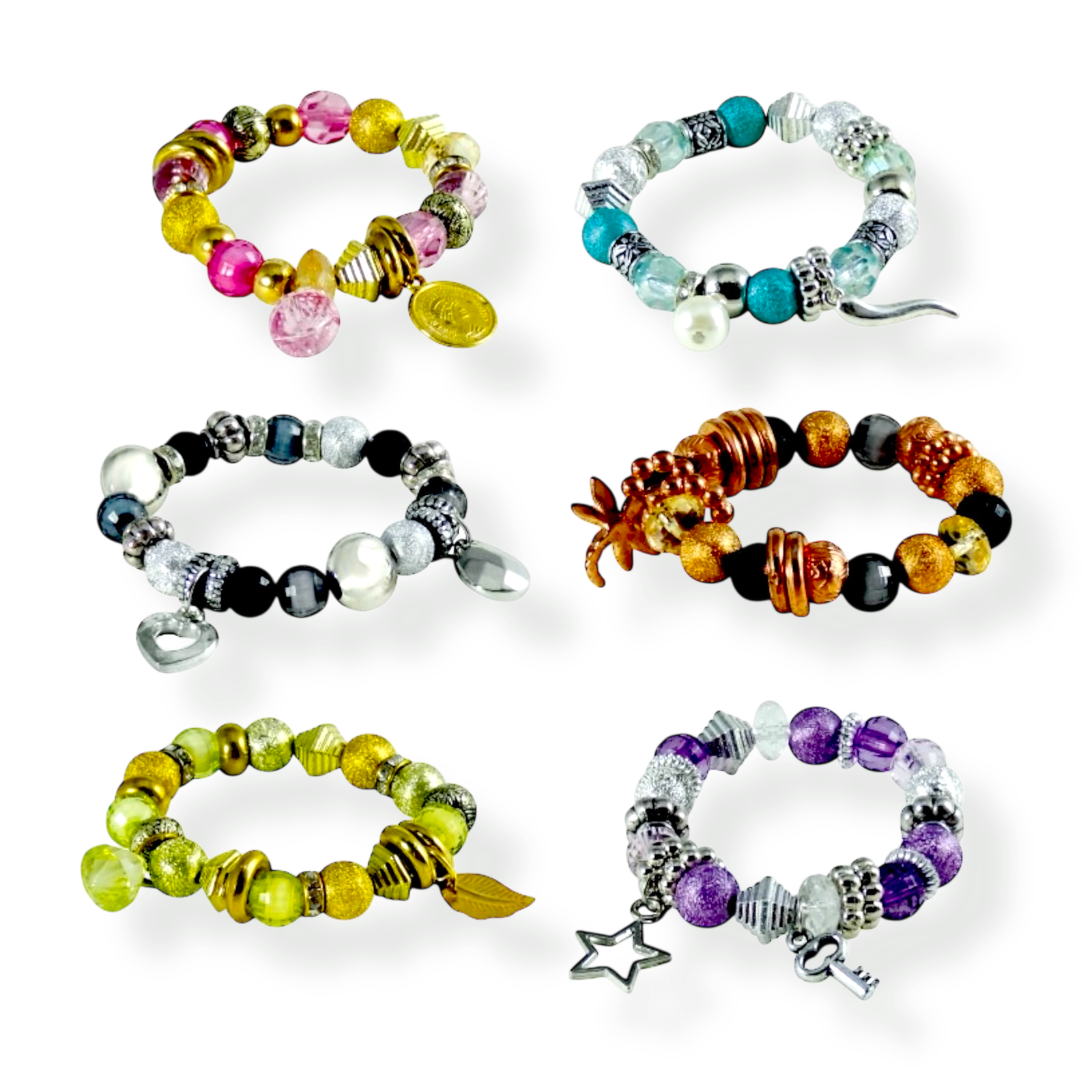 أساور تعويذات مزينة بقطع لطيفة — Charm - الصورة 2