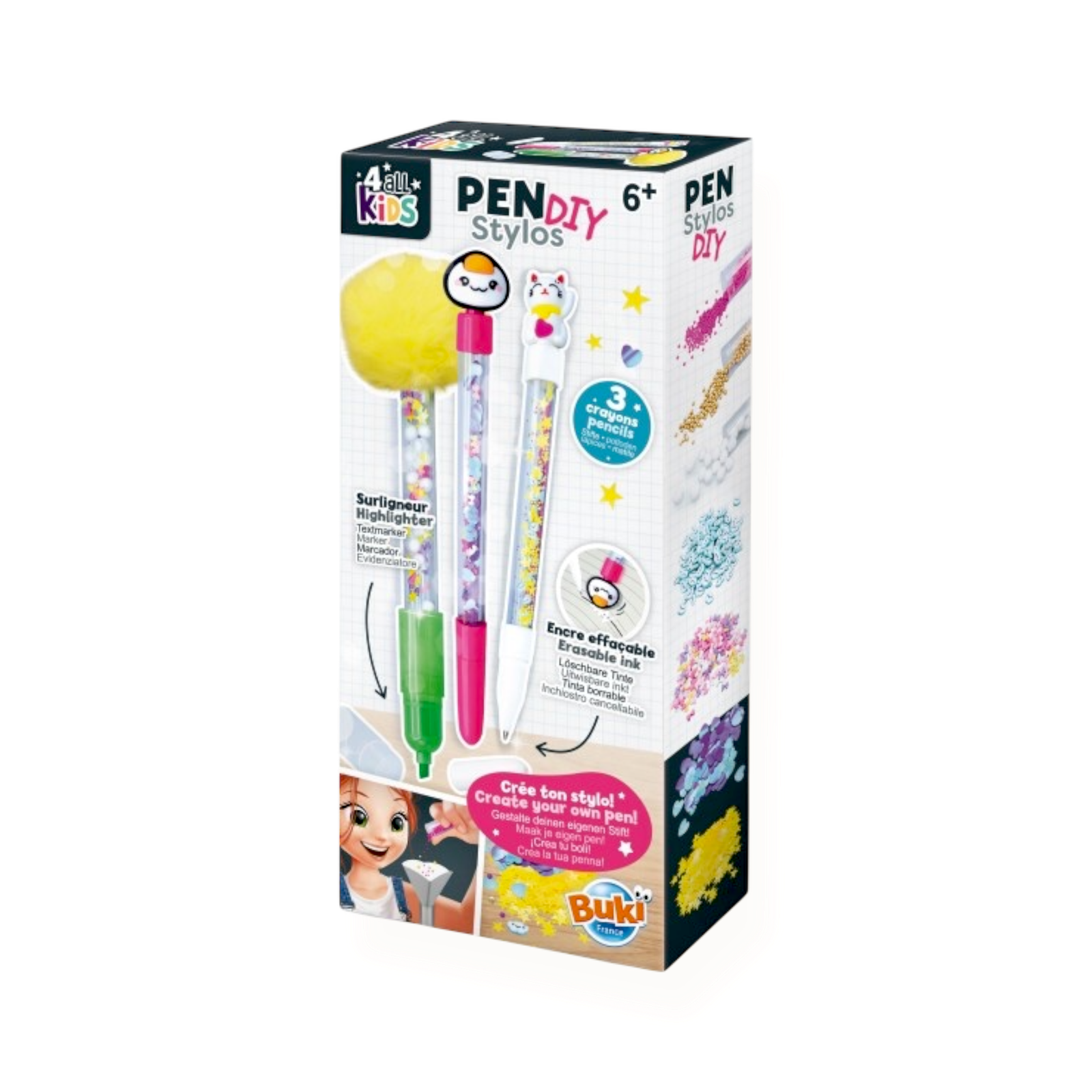 قلم كاواي اصنعه بنفسك — DIY Kawaii