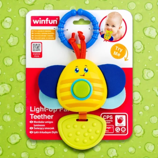 عضاضة النحلة المضيئة والمهدئة | Light-Up Pal Teether - Bee