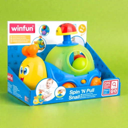الحلزون الدوار والسحب التعليمي | Spin 'N Pull Snail
