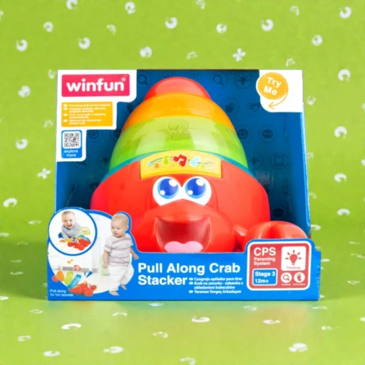 سرطان البحر القابل للجر والتكديس | Pull Along Crab Stacker