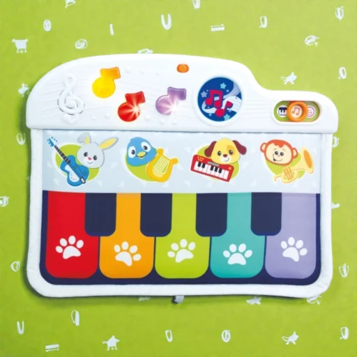 بيانو سرير الأطفال التعليمي بأصوات الحيوانات | Animal Friends Crib Piano