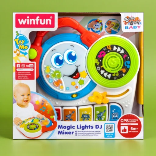 جهاز الدي جي المضيء والسحري للأطفال | Magic Lights DJ Mixer