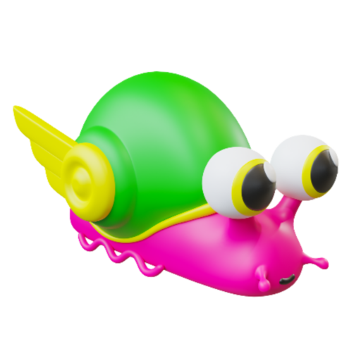 حلزون إلكتروني متحرك Snail Pink (JIGGLY PETS)