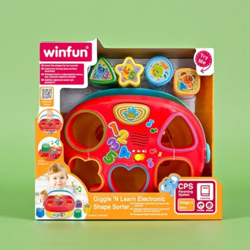 لعبة فرز الأشكال الإلكترونية المضحكة | Giggle 'N Learn Shape Sorter