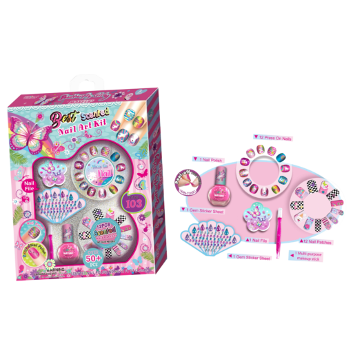 طقم فن أظافر بروائح عطرية (Best Scented Nail Art Kit)