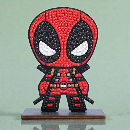 اصنع شخصية Deadpool بأحجار الكريستال آرت