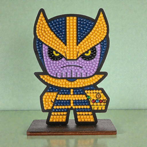 اصنع شخصية Thanos بأحجار الكريستال آرت