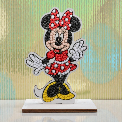 اصنع شخصية Minnie بأحجار الكريستال آرت